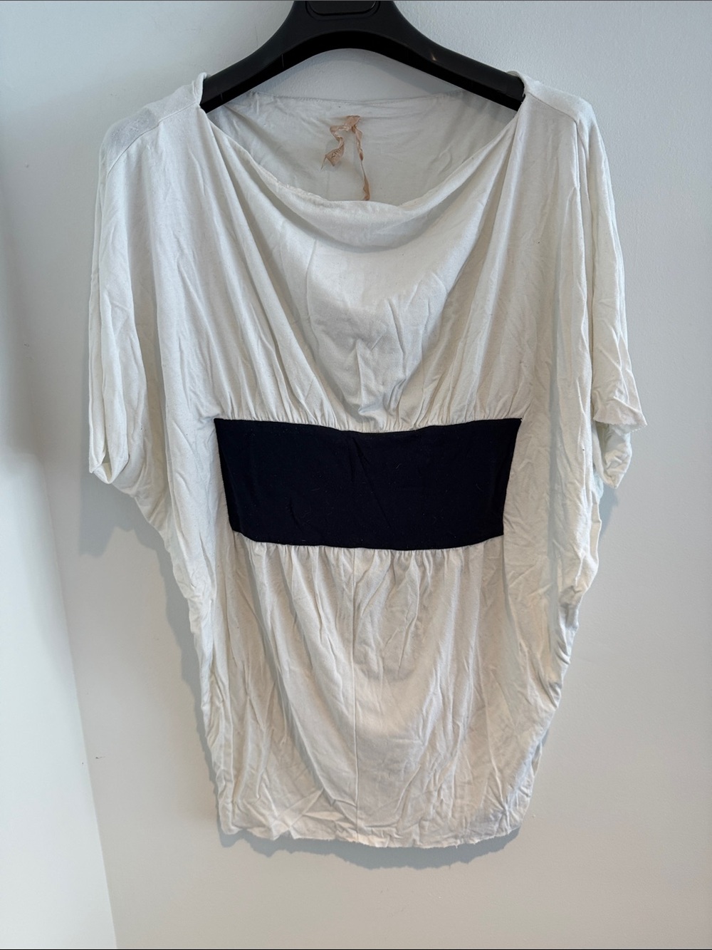 Bailey 44 White Tunic with Blue Waist Panel